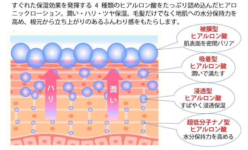 地肌と髪にスーパーヒアルロン酸 ヒアロニックローション 115ml 美容液 ローション ヒアルロン酸 エステ コラーゲン セラミド エイジングケア ほうれい線 キャピキシル フラーレン ナールスゲン エステ 頭皮 全身 潤い 地肌 マテリノート